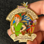 2003 - Peter Pan, Captain Hook, and Tinker Bell - High Seas - LE 1,500 - Disney Pin on Pin