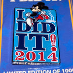 2014 - Mickey Mouse - Run Disney - I Did It! - 26.2 Miles - LE 1,000 - Pin