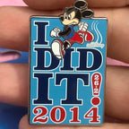 2014 - Mickey Mouse - Run Disney - I Did It! - 26.2 Miles - LE 1,000 - Pin