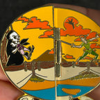 2003 - Captain Hook and Peter Pan - Hinge - Limited Edition 1,500 - High Seas - Disney Pin