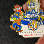 2001 - Mickey Mouse, Pluto, and Goofy - Christmas At the Castle - 30th - WDW - Disney Pin