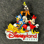 2001 - Mickey, Minnie, Pluto, Goofy, and Donald Duck - DLR - Disney Pin
