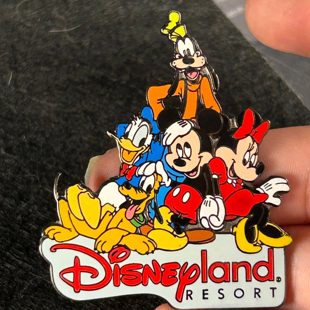 2001 - Mickey, Minnie, Pluto, Goofy, and Donald Duck - DLR - Disney Pin