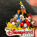 2001 - Mickey, Minnie, Pluto, Goofy, and Donald Duck - DLR - Disney Pin
