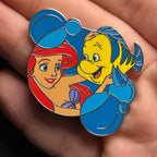 2024 - Ariel and Flounder - Underwater - Bubble - Mystery Pin
