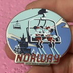2020 - EPCOT - World Showcase - Norway - Ski Lift - Mickey and Minnie - Pin