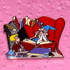 2024 - Arthur and Merlin - Floating Books - Sword and the Stone - Pin