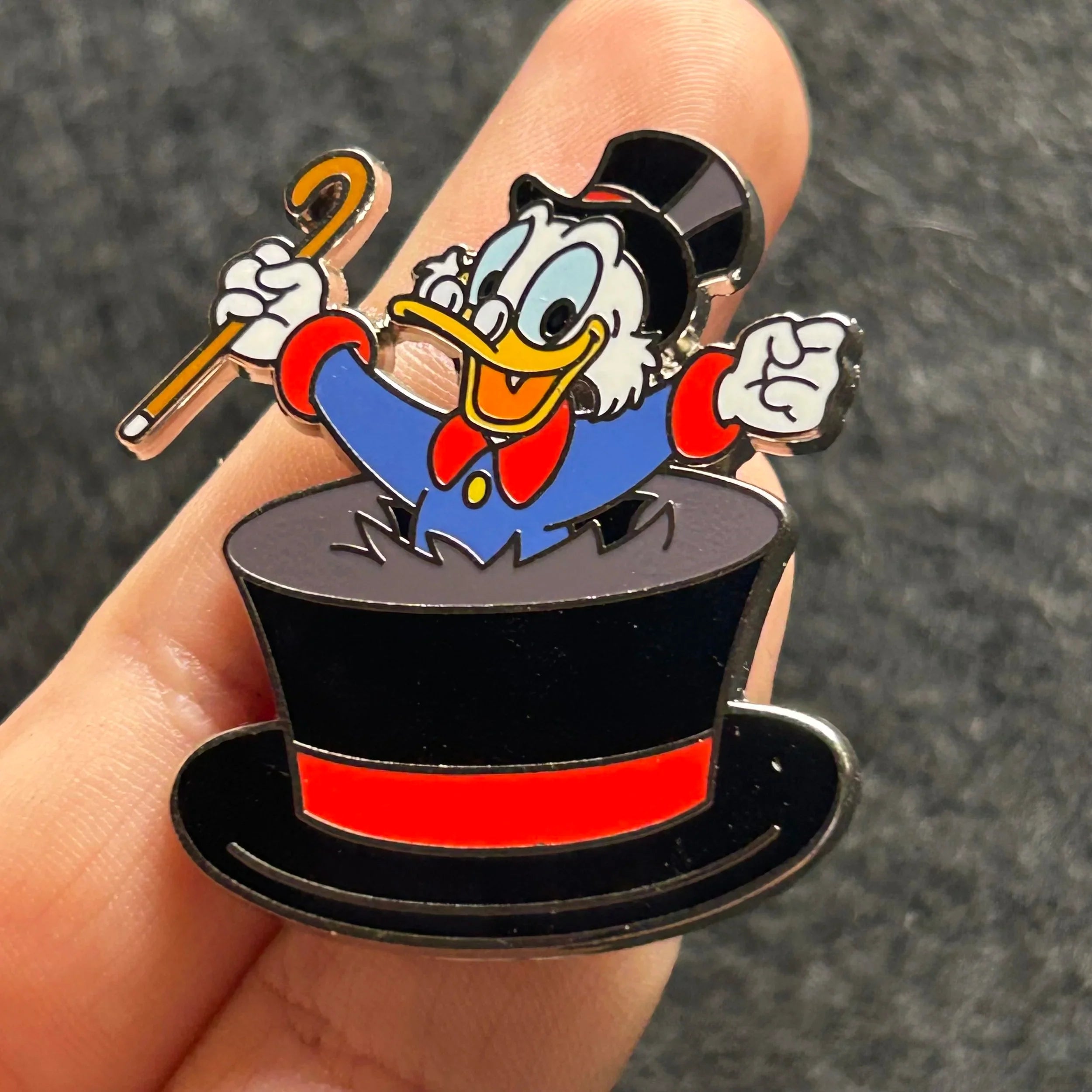 2024 - Scrooge McDuck - Popping Out Of Hat - Disney Pin