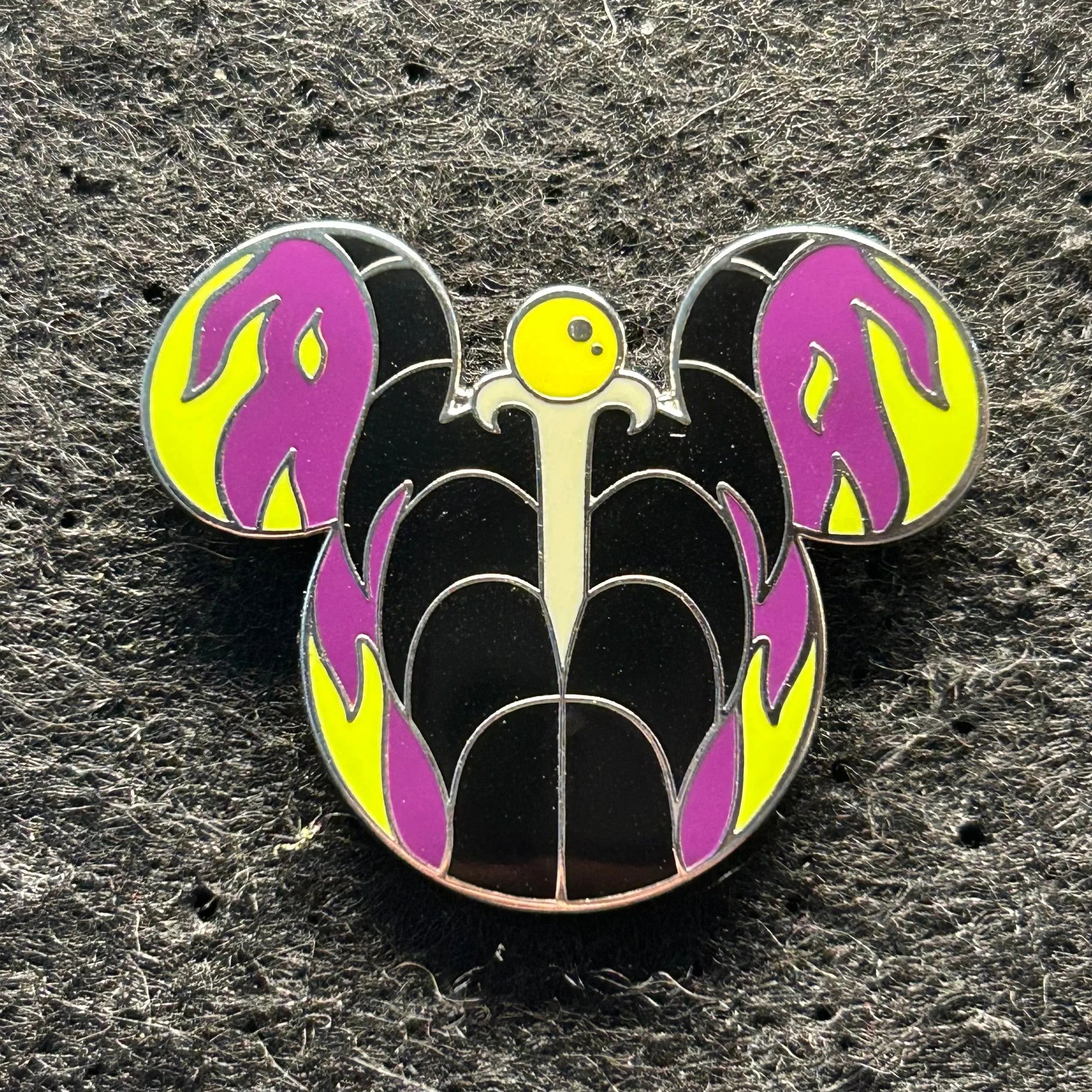 2022 - Maleficent - Villain Mystery Series - Mickey Icon - Disney Pin