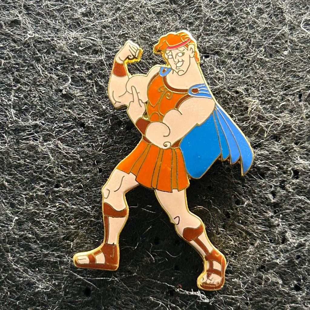 2002 - Hercules - Pointing at Bicep - Full Body - Disney Pin