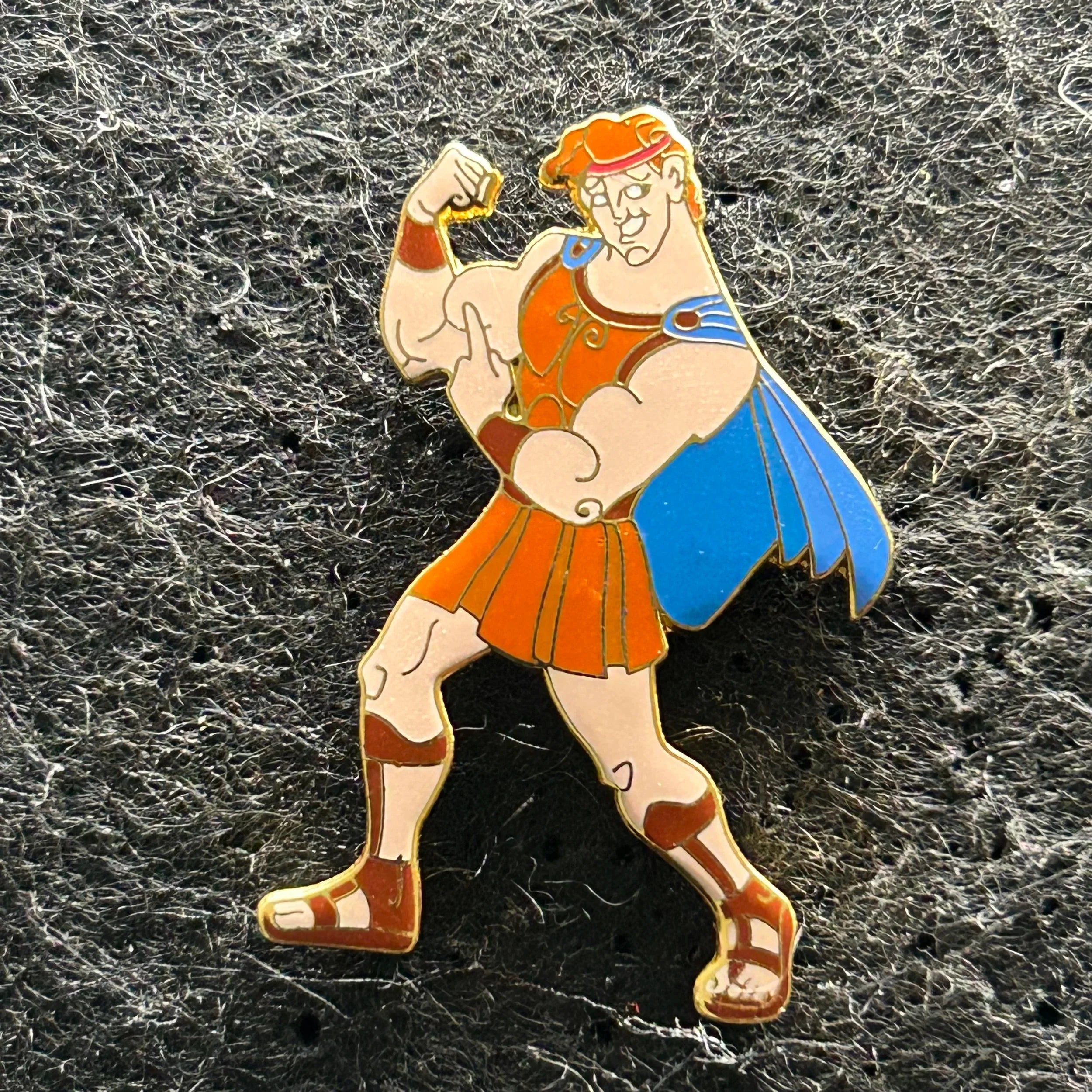 2002 - Hercules - Pointing at Bicep - Full Body - Disney Pin