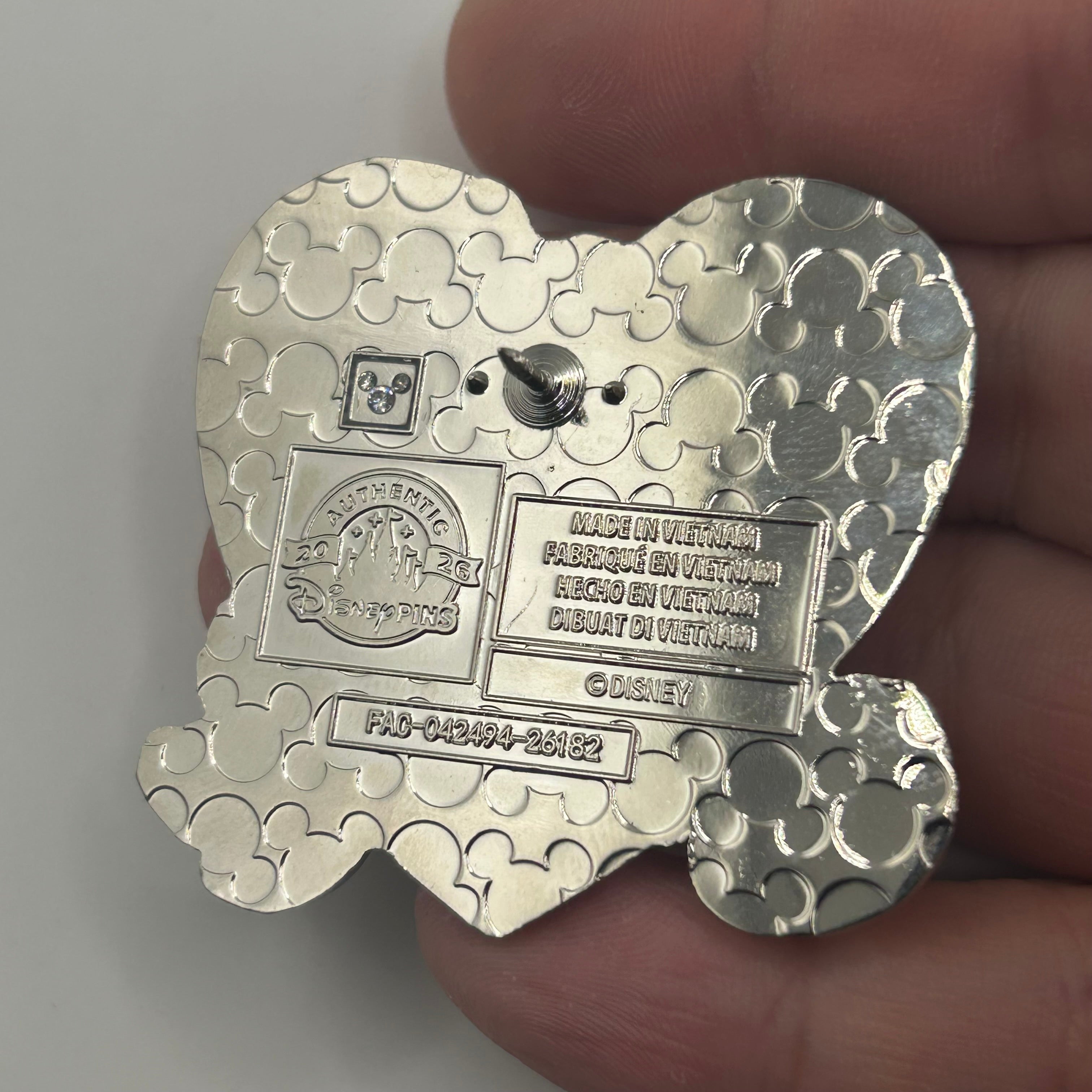 2026 - Mickey and Minnie Mouse - Pink Heart - Disney Pin