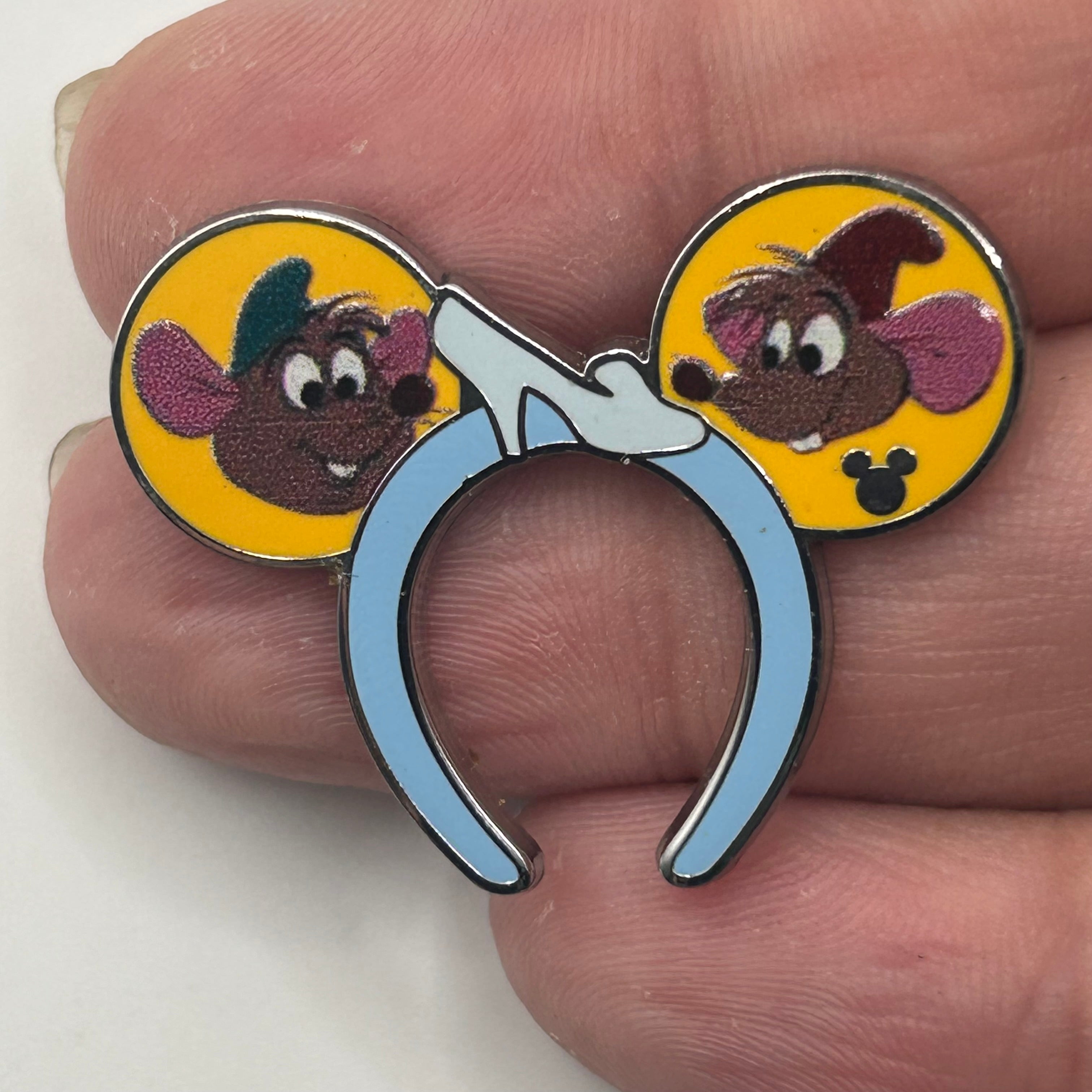 2026 - Jaq and Gus Gus - Cinderella - Hidden Mickey - Headband CHASER - Wave A - Disney Pin
