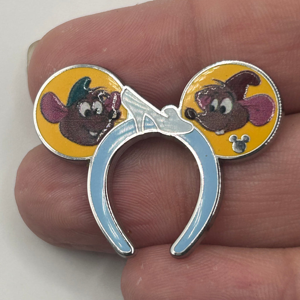 2026 - Jaq and Gus Gus - Cinderella - Hidden Mickey - Headband CHASER - Wave A - Disney Pin