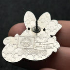 2017 - White Rabbit - Alice in Wonderland - Emojis - Startled - Disney Pin