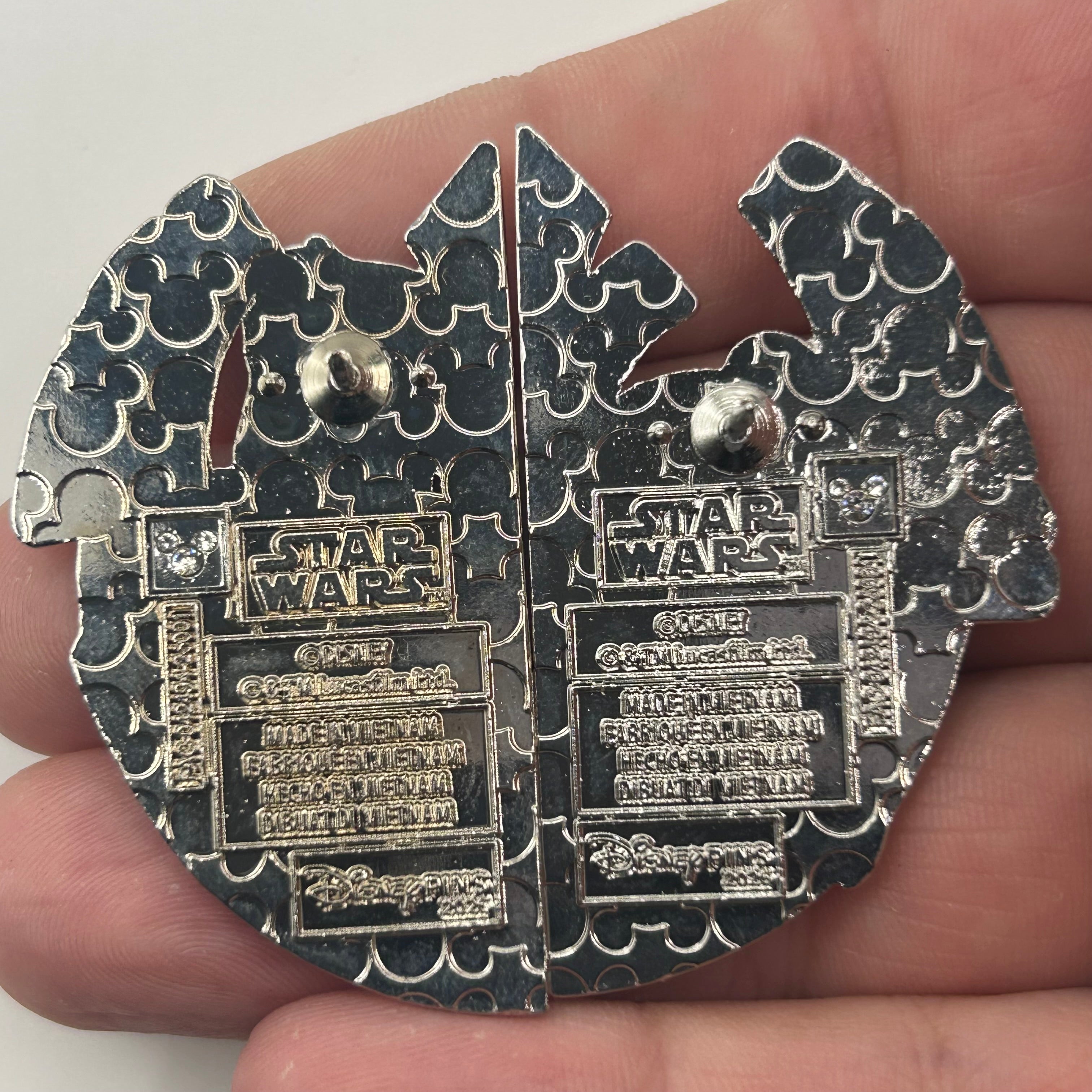 2026 - Han Solo and Leia - Star Wars - I Love you, I Know - 2 PIN SET - Disney Pin