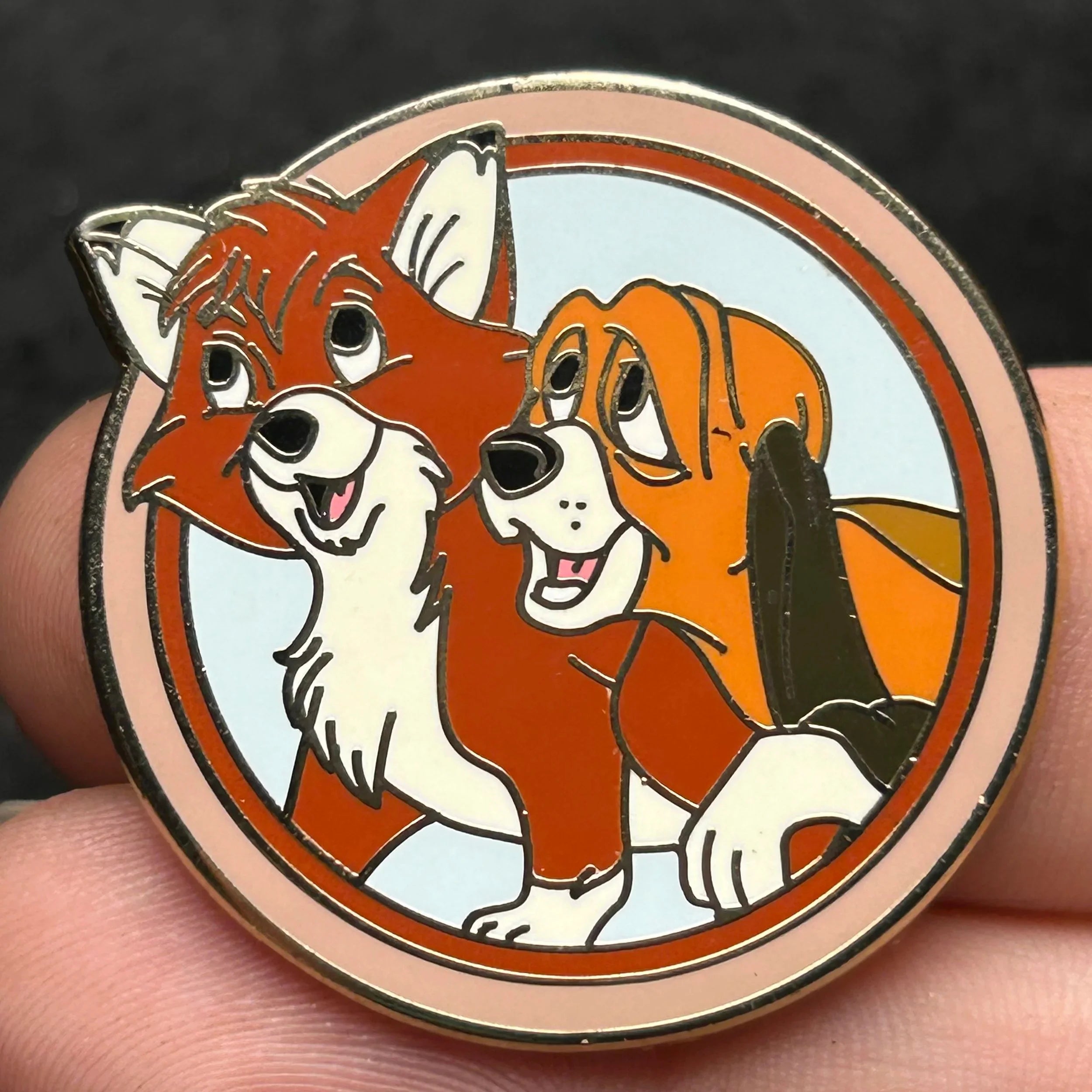 2012 - Todd and Copper - Fox and the Hound - Best Friends - Mystery Pin