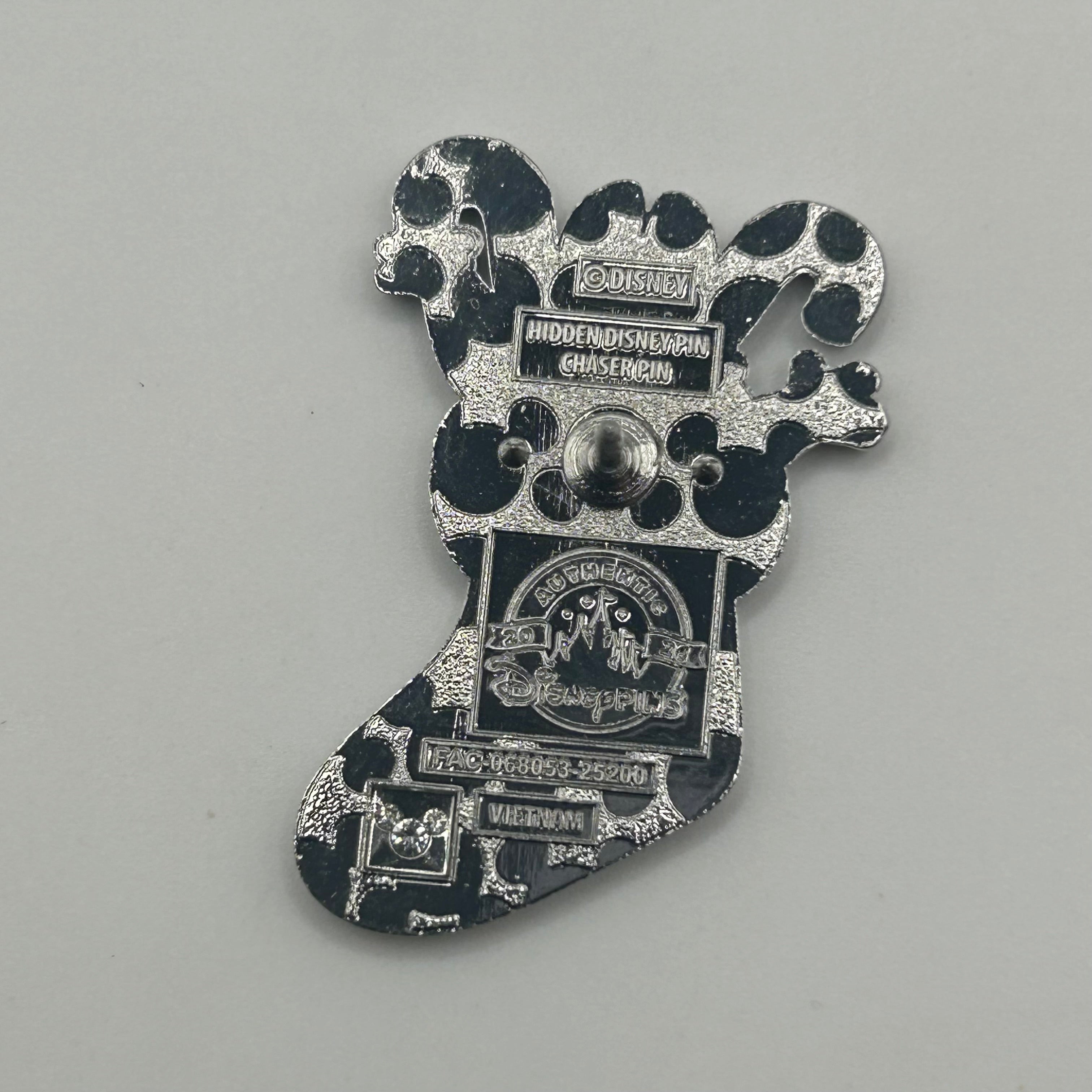 2026 - Christmas Chip - Holiday Series - Hidden Mickey CHASER - Wave A - Disney Pin