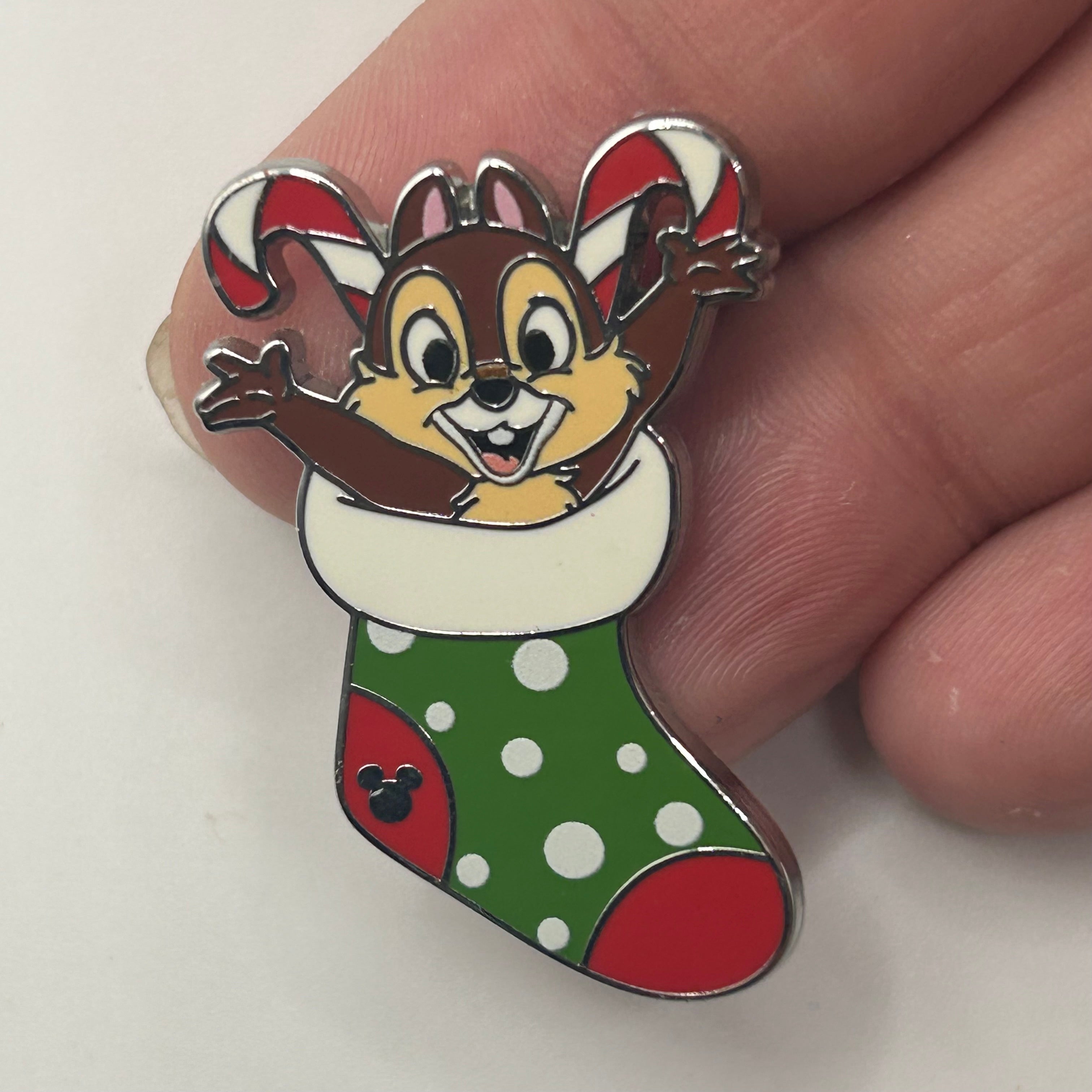 2026 - Christmas Chip - Holiday Series - Hidden Mickey CHASER - Wave A - Disney Pin