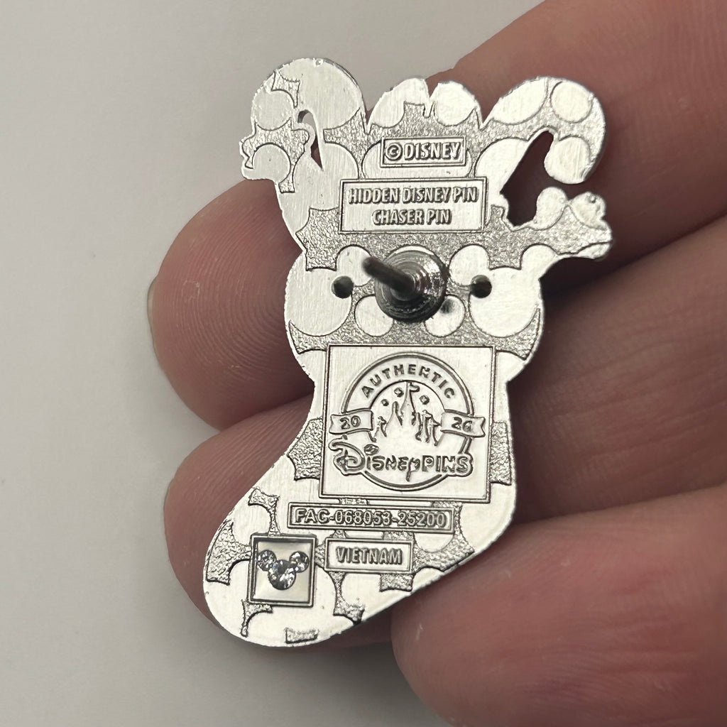 2026 - Christmas Chip - Holiday Series - Hidden Mickey CHASER - Wave A - Disney Pin