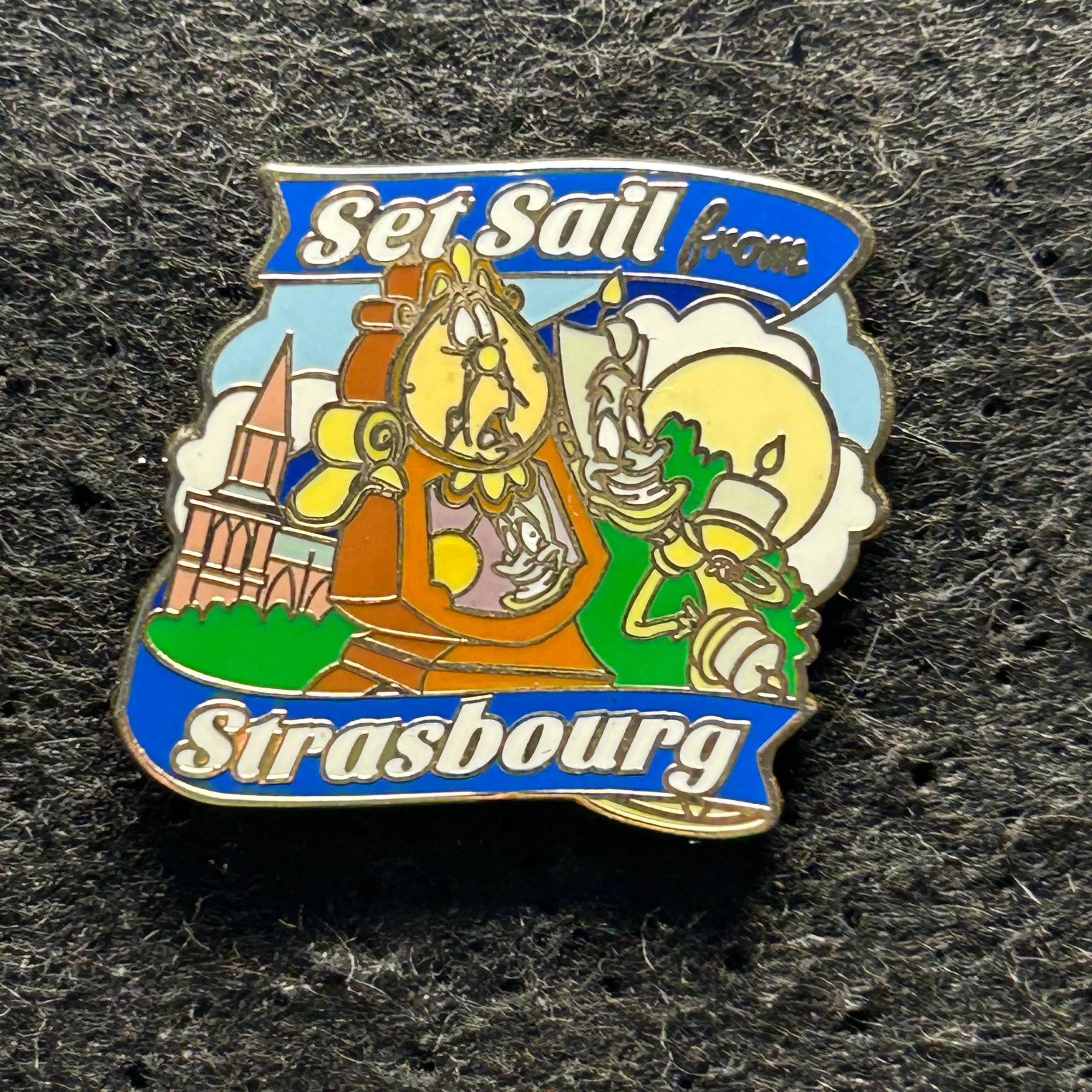 ABD - Cogsworth and Lumiere - Set Sail from Strasbourg - Disney Pin