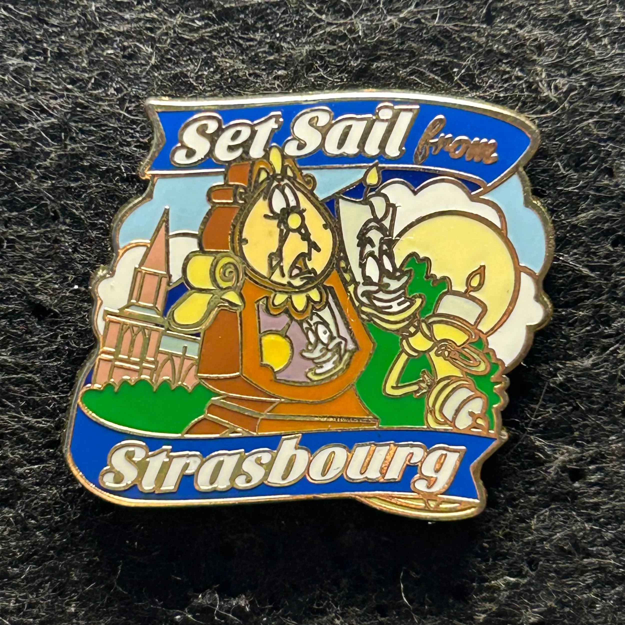 ABD - Cogsworth and Lumiere - Set Sail from Strasbourg - Disney Pin