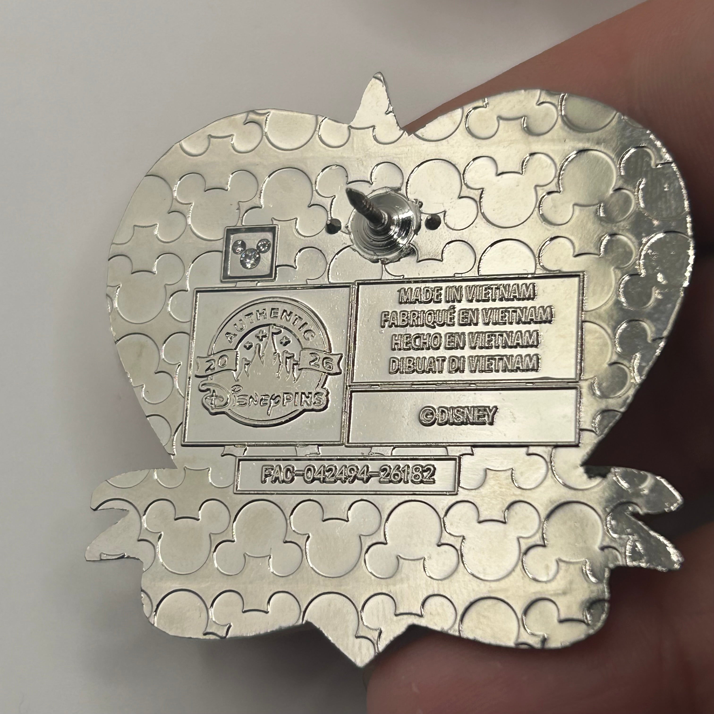 2026 - Mickey and Minnie Holding Hands - My Happy Place Is With You - Disney Pin
