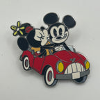 2026 - Minnie Kissing Mickey - Red Car - Disney Pin