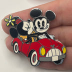 2026 - Minnie Kissing Mickey - Red Car - Disney Pin