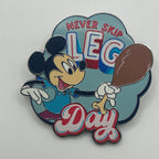 2025 - Mickey Mouse Holding Turkey Leg - Never Skip Leg Day - Disney Pin