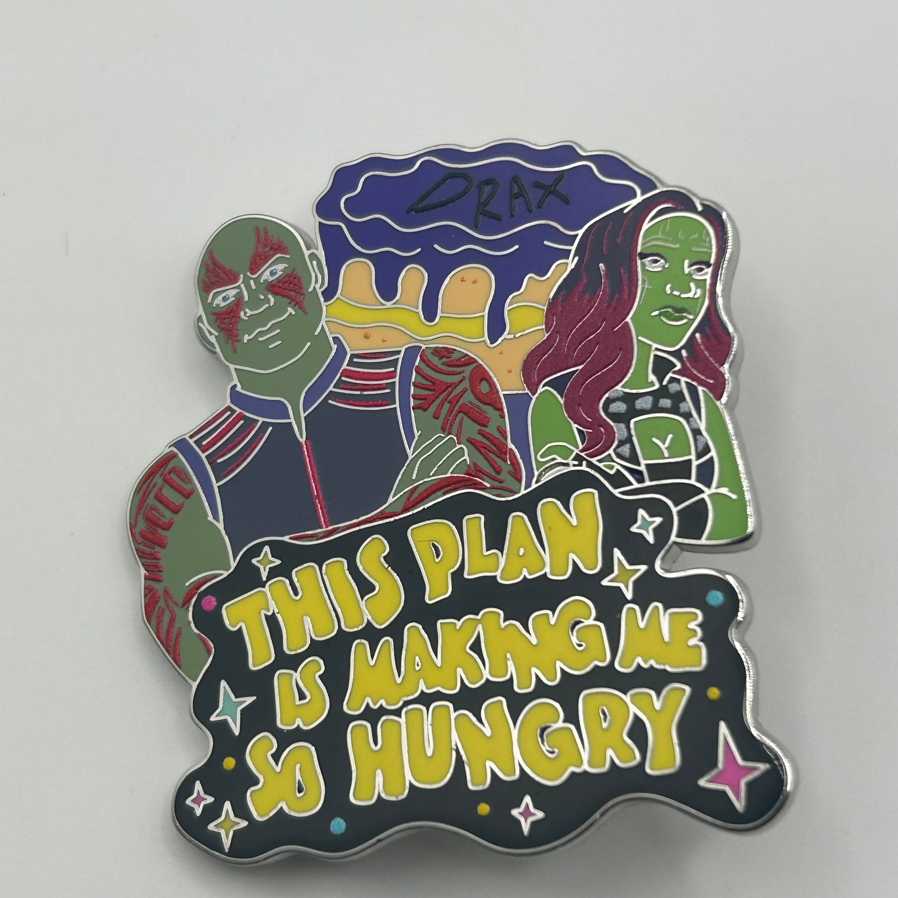 2026 - Drax and Gammorah - This Plan is Making me Hungry - GoTG - Marvel - Disney Pin