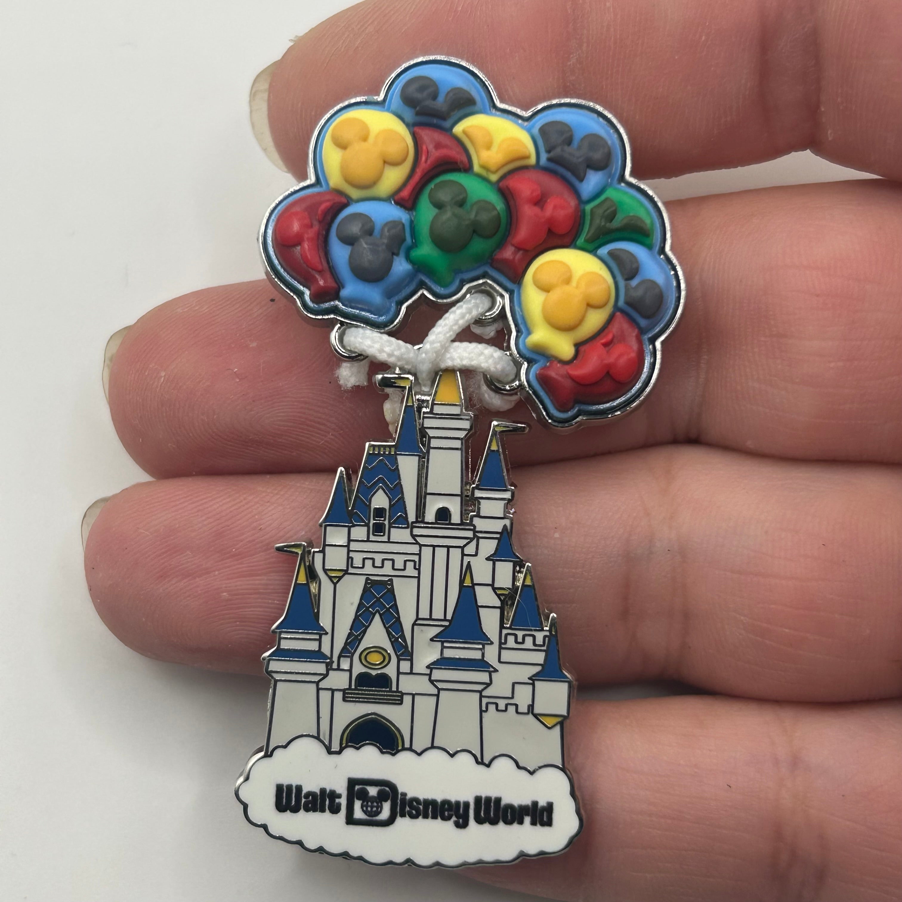2026 - WDW - Cinderella Castle with Balloons - Dangle - Disney Pin