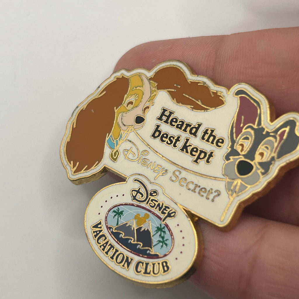 2007 - Lady and the Tramp - Heard the Best Kept Secret? - DVC - Disney Pin