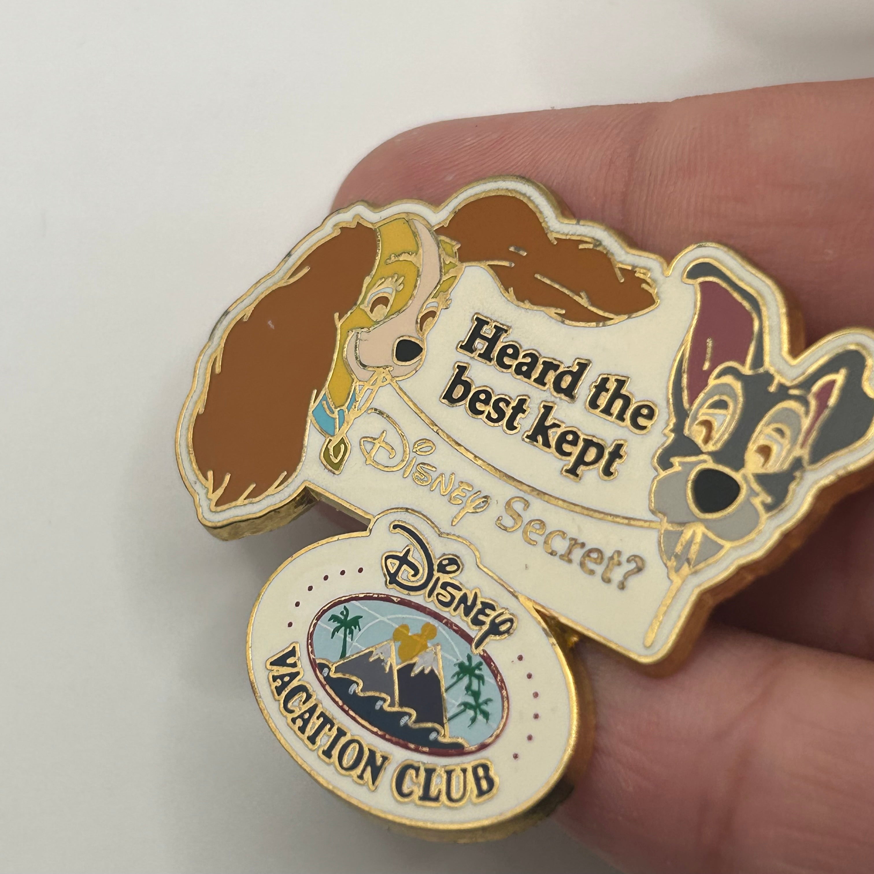 2007 - Lady and the Tramp - Heard the Best Kept Secret? - DVC - Disney Pin