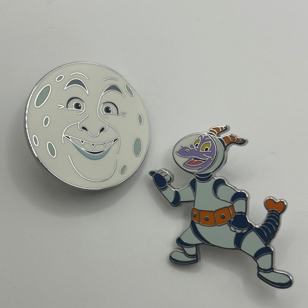 2026 - 2 Pin Set - Figment and Dr. Channing Moon - Journey to Imagination - Disney Pin