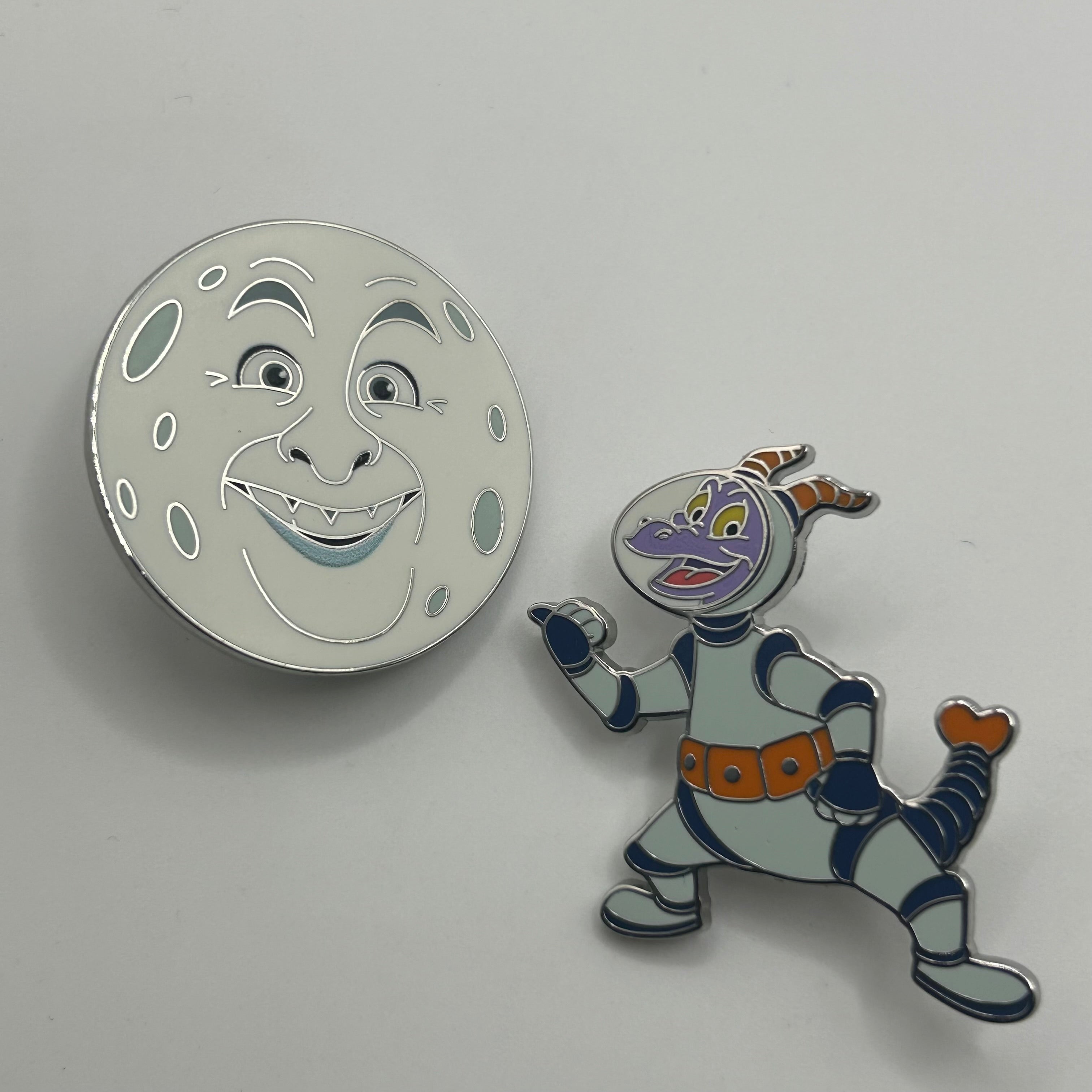 2026 - 2 Pin Set - Figment and Dr. Channing Moon - Journey to Imagination - Disney Pin