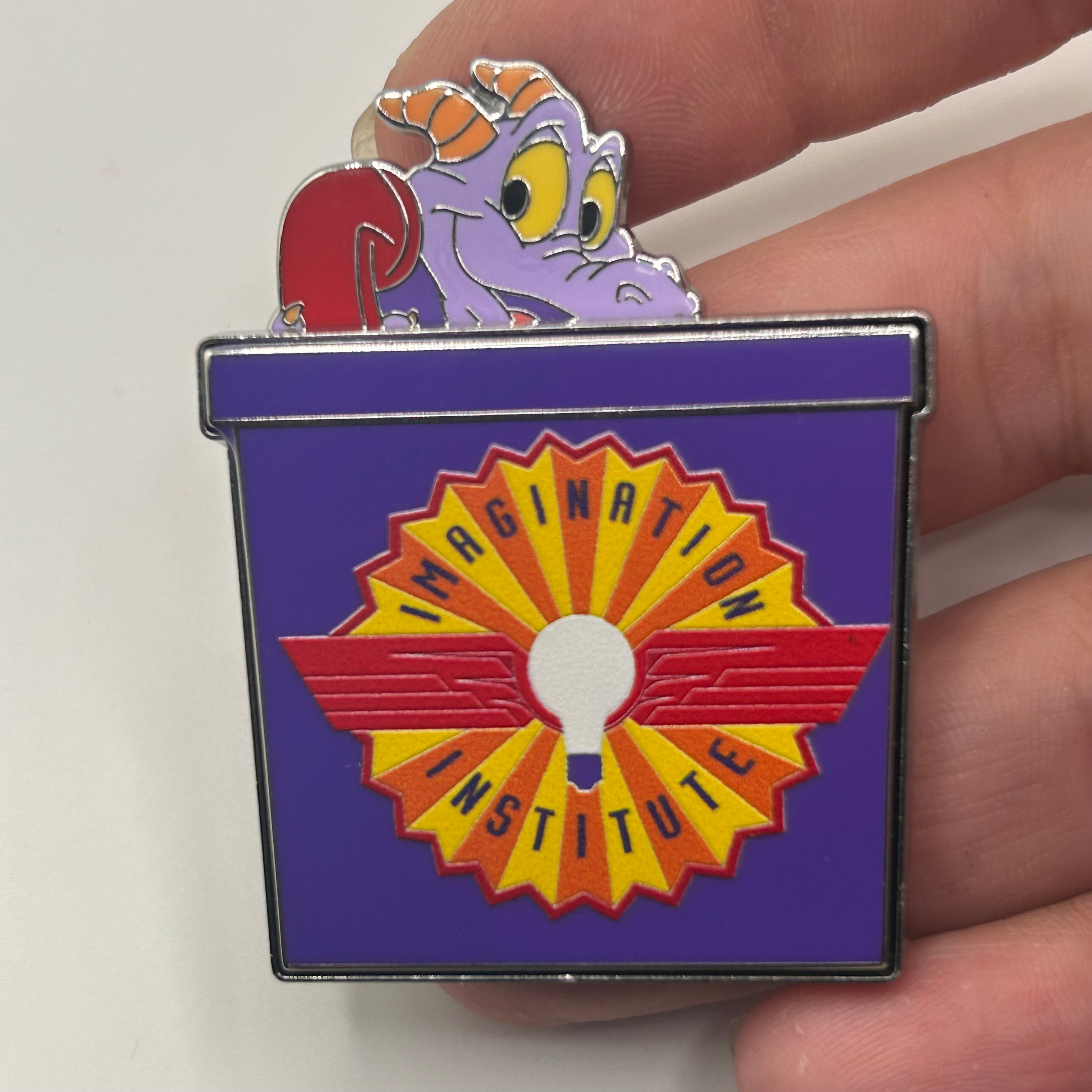2026 - Figment - Holding Phone - Sliding Box - Disney Pin