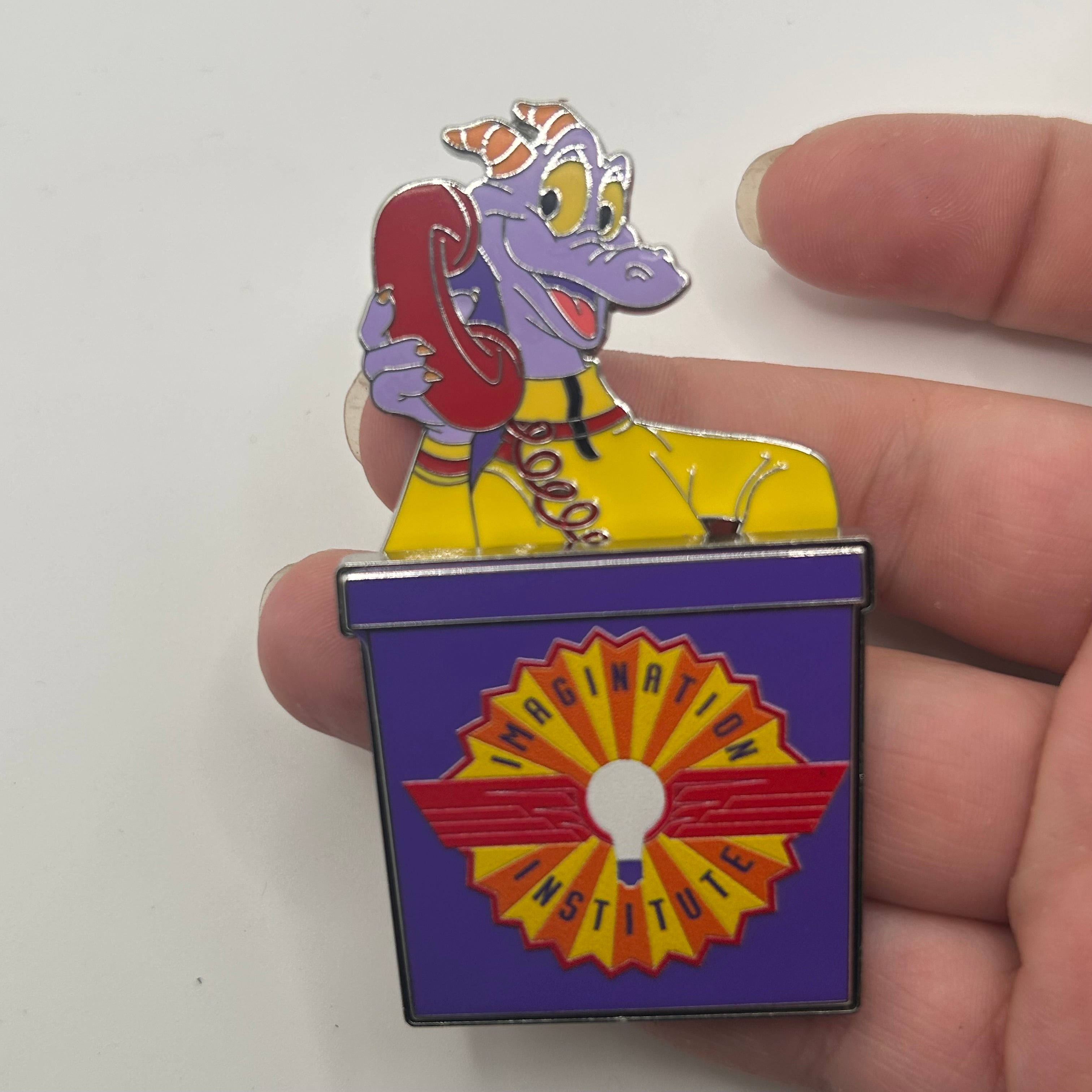 2026 - Figment - Holding Phone - Sliding Box - Disney Pin