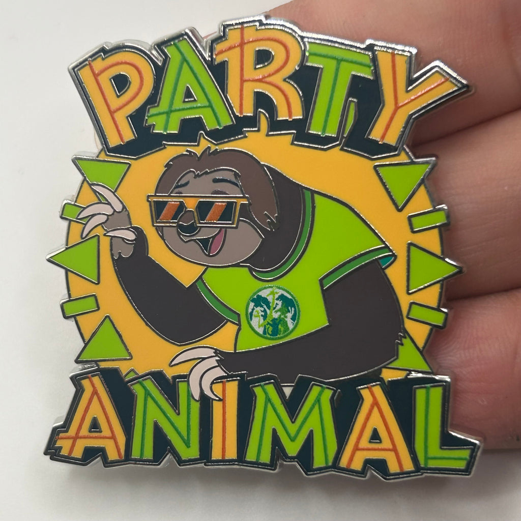 2025 - Flash the Sloth - Zootopia - Party Animal - Disney Pin
